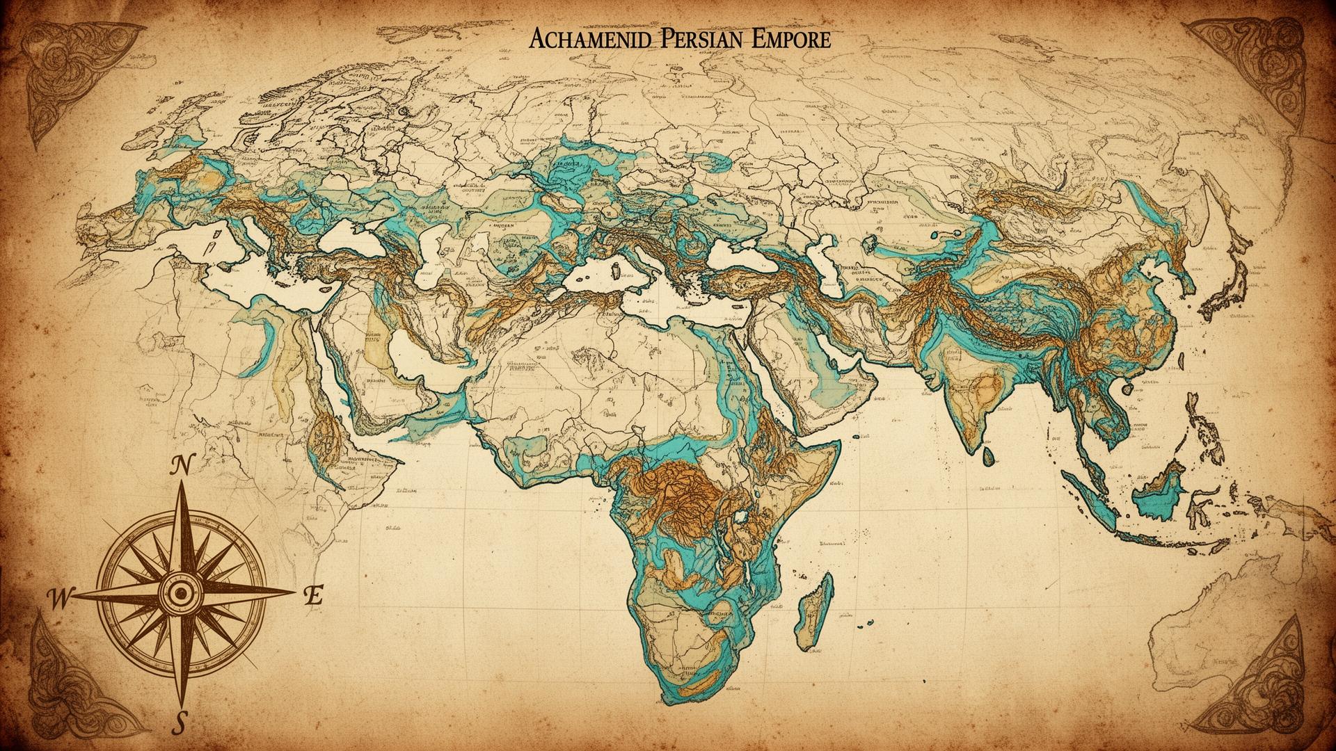 The Royal Road of Darius the Great spanning three continents
